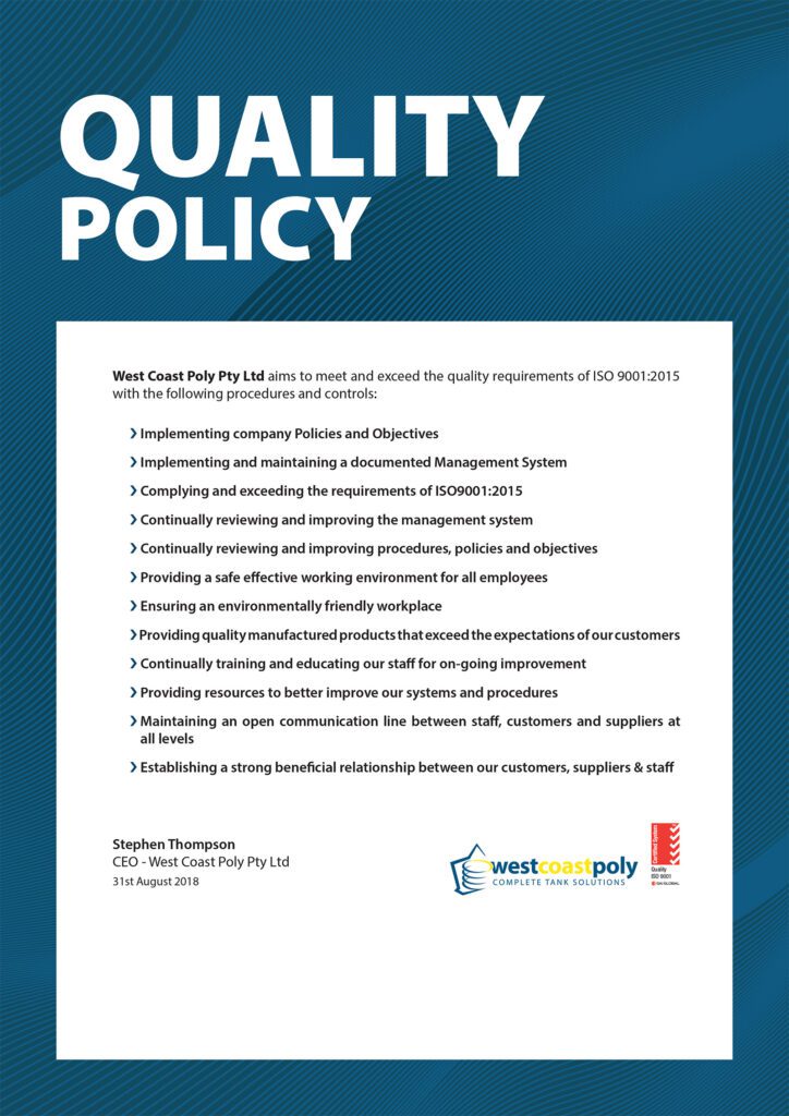 Quality Policy Document Wcp April2022