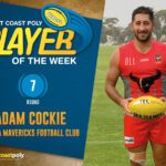 West Coast Poly - Player of the Week in the WACFL - Round 7 - Adam Cockie - Moora Mavericks Football Club
