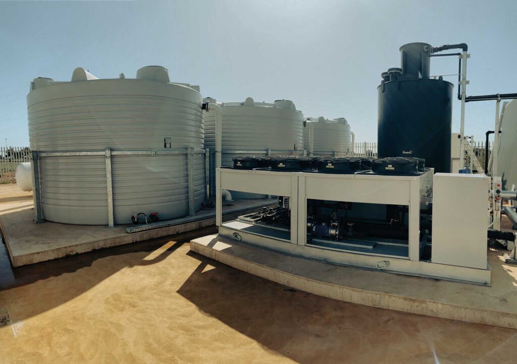 Xk Tanks For Seawater Storage With Restraint Rings For Region D Cyclone Compliance Exmouth Research Station