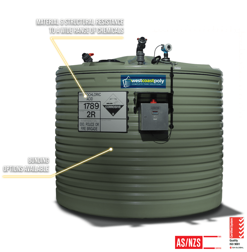 Chemical Tank For The Mining And Construction Industry - West Coast Poly - Fully Certified