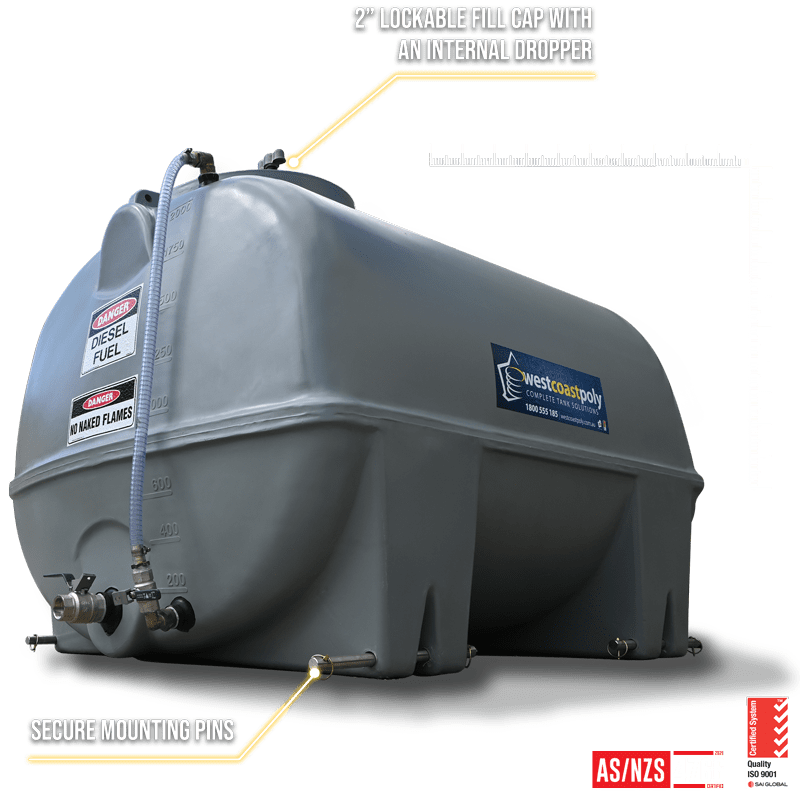 Diesel Cartage Tank For The Mining And Construction Industry - West Coast Poly - Fully Certified