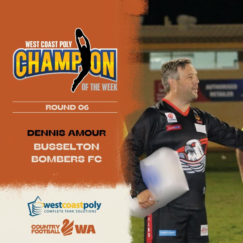 Dennis Amour - Busselton Bombers FC - West Coast Poly