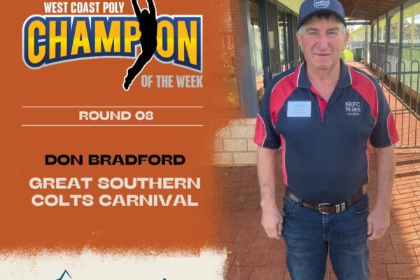 West Coast Poly Champion Of The Week - Round 8 - Don Bradford