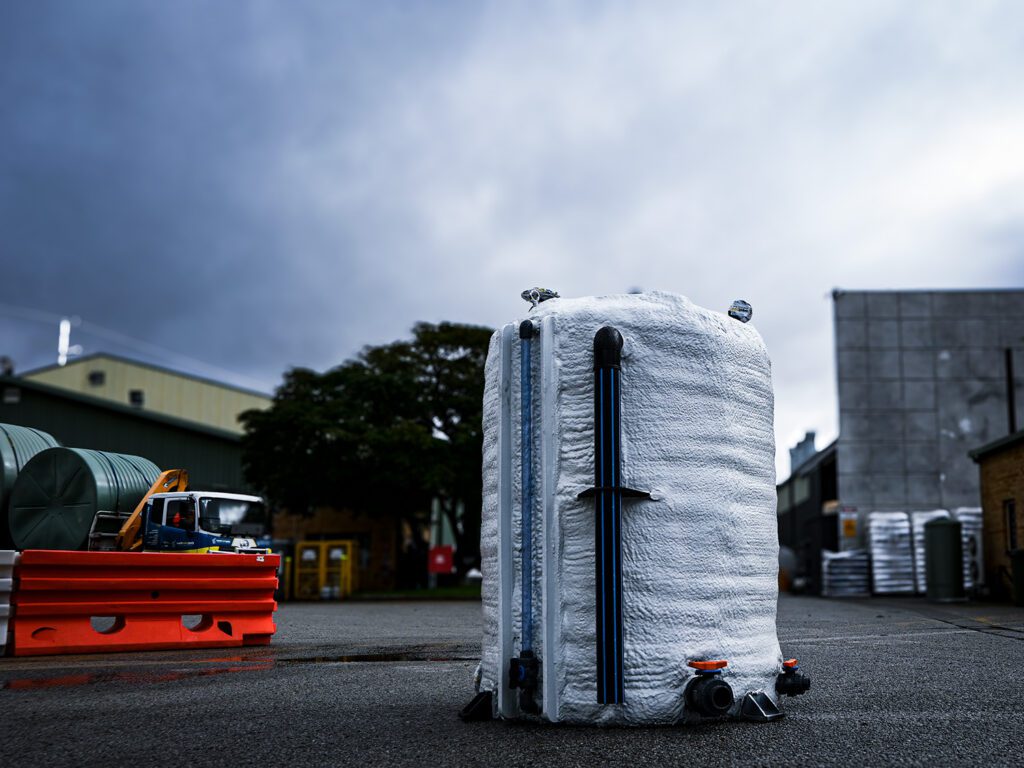 Insulated Tank For Industrial Chemical Storage Sized