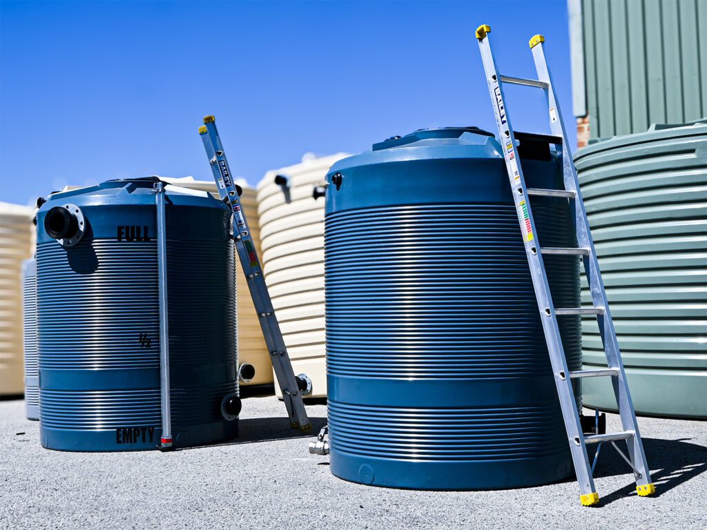 Industrial Tanks With Ladder