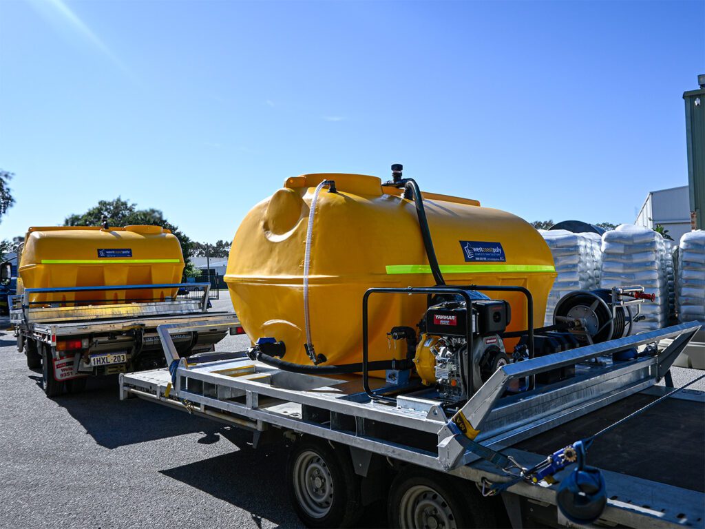 Skid Mounted Tank And Pump Fire Fighting Units For Mine Site