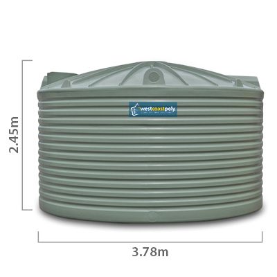 West Coast Poly - 23,000L Water Storage Tank