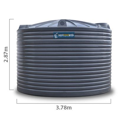 West Coast Poly - 27,500L Water Storage Tank