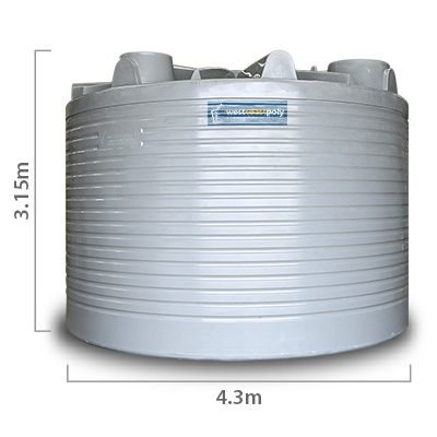 West Coast Poly - 38,000L Water Storage Tank