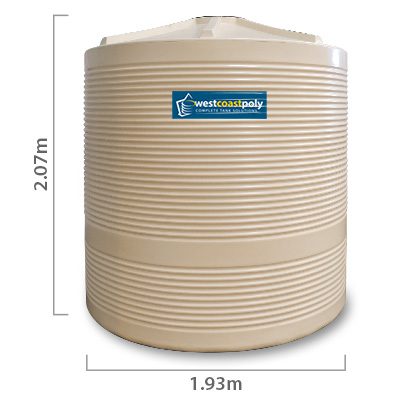 West Coast Poly - 5300L Water Storage Tank