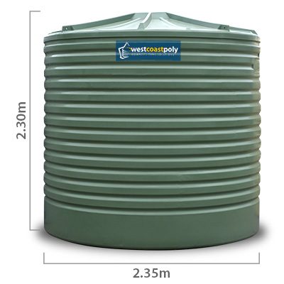 West Coast Poly - 9,000L Water Storage Tank