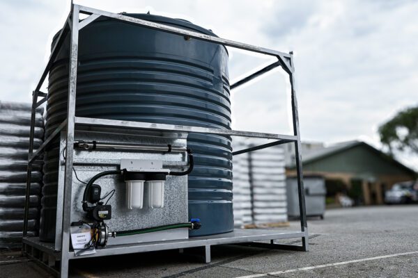 Portable Water Tank & Pump For Mine Site